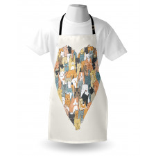 Heart Shaped Frame Apron