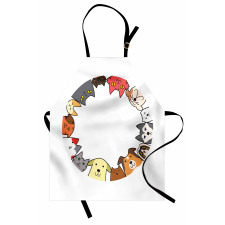 Friendly Faces Circle Apron