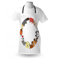 Friendly Faces Circle Apron