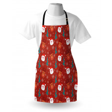 Merry Xmas Cartoon Santa Apron