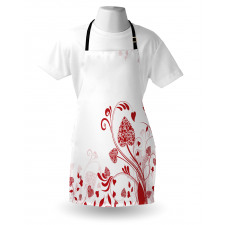 Garden of Romance Hearts Apron