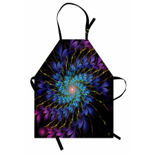 Vortex of Vivid Petals Apron