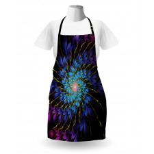 Vortex of Vivid Petals Apron