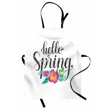 Springtime in Watercolors Apron