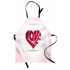 Heart Background Ornate Apron