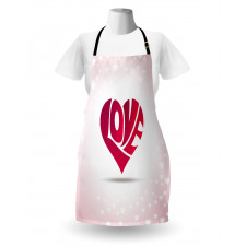 Heart Background Ornate Apron