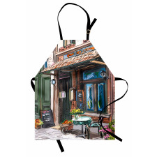 Street Paris Cafe Eating Apron