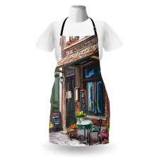 Street Paris Cafe Eating Apron