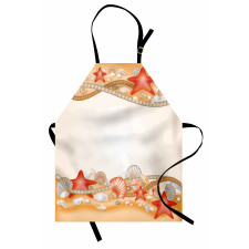 Sand Seashells Ropes Apron