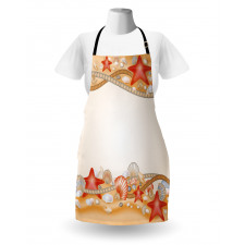 Sand Seashells Ropes Apron