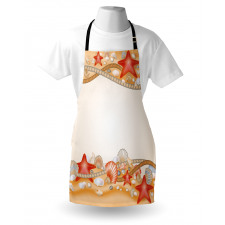 Sand Seashells Ropes Apron