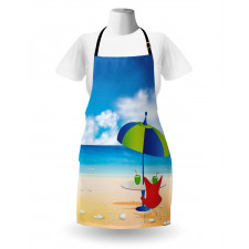 Relaxing Scene Umbrella Apron