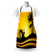 Holiday Waves and Trees Apron