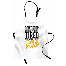 Stop When Done Apron