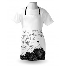 Sketchy Mountains Apron