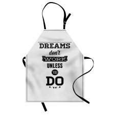 Future Goals Words Apron