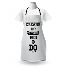 Future Goals Words Apron