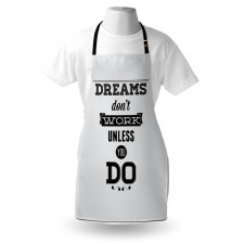 Future Goals Words Apron