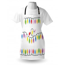 Vibrant Party Colors Apron