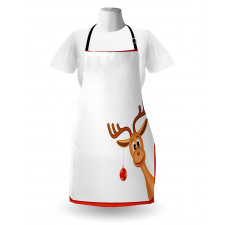 Reindeer Xmas Theme Apron