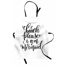 Cool Font Mermaid Theme Apron