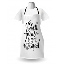 Cool Font Mermaid Theme Apron