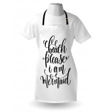 Cool Font Mermaid Theme Apron