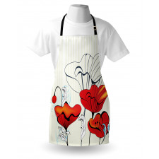 Striped Florets Apron