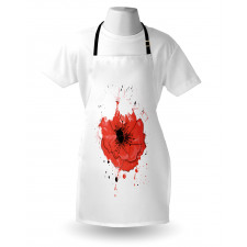 Head of Opiate Flower Art Apron