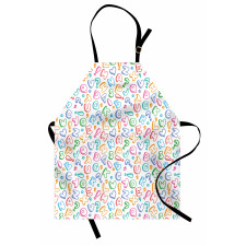 Colored Letters Apron