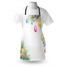 Colorful Baubles Theme Apron