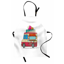 Ice Cream Cartoon Style Apron