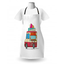 Ice Cream Cartoon Style Apron