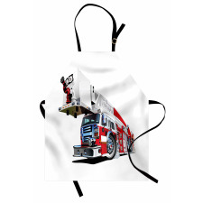 911 Emergency Firetruck Apron