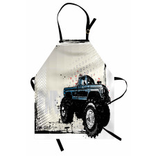 Halftone Monster Pickup Apron