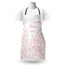 Swirls Love in Spring Apron