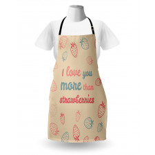 Pastel Strawberry Apron