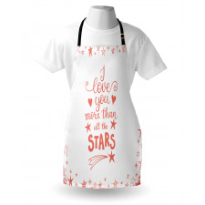 Stars Words Art Apron