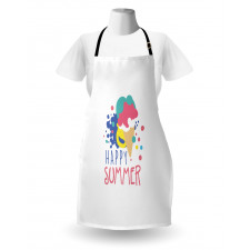 Ice Cream Doodle Apron