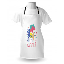 Ice Cream Doodle Apron