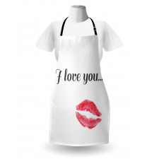 Red Kiss Lipstick Apron