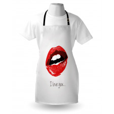 Seductic Female Lips Apron