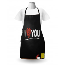 Cartoon Blackboard Apron