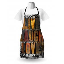 Values Words Apron