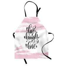 Abstract Pink Tone Apron