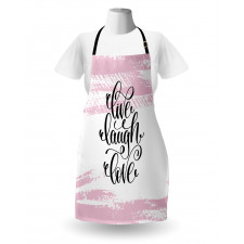 Abstract Pink Tone Apron