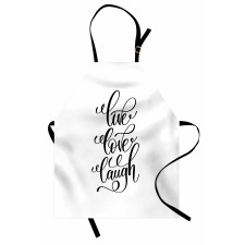 Live Love Composition Apron