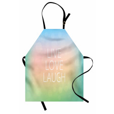 Bokeh Slogan Apron