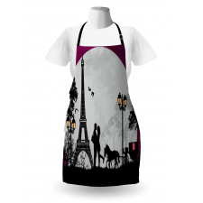 Couple with Full Moon Apron