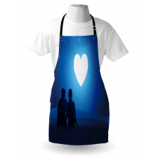 Couple Silhouette Apron